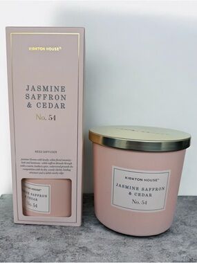 KIRKTON HOUSE Jasmine Saffron & Cedar Diffuser and Candle Set